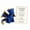 Blue, variant on Emotional Support Dragon Pocket Buddy, Cute Dragon Plush Stuffed Animals with Encouragement Card, Anxiety Relief Desk Decor, Fantasy Gift for Students & Adults, 4.5 Inch