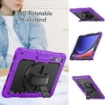 thumbnail image 3 of Decase Tablet  Shell for Samsung Galaxy Tab S9 Ultra 2023/S8 Ultra 2022 14.6 Inch (Model SM-X910/X916/X918/X900/X906),With Shoulder Strap & Multi-Viewing Handle Stand Shockproof Cover,Purple, 3 of 10