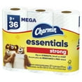 Charmin Essentials Strong 3X Mega Roll Toilet Paper, Pack of 9, Long ...
