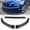 Matt Black, variant on For 2013-2014 Ford Mustang GT-Style Matt Black Front Bumper Body Kit Spoiler Lip