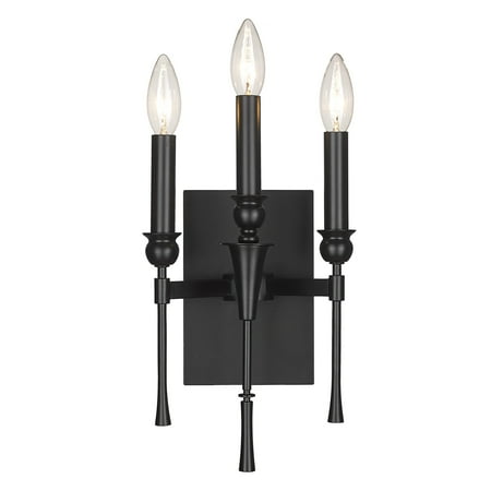 

Landon 3 Light Wall Sconce in Matte Black