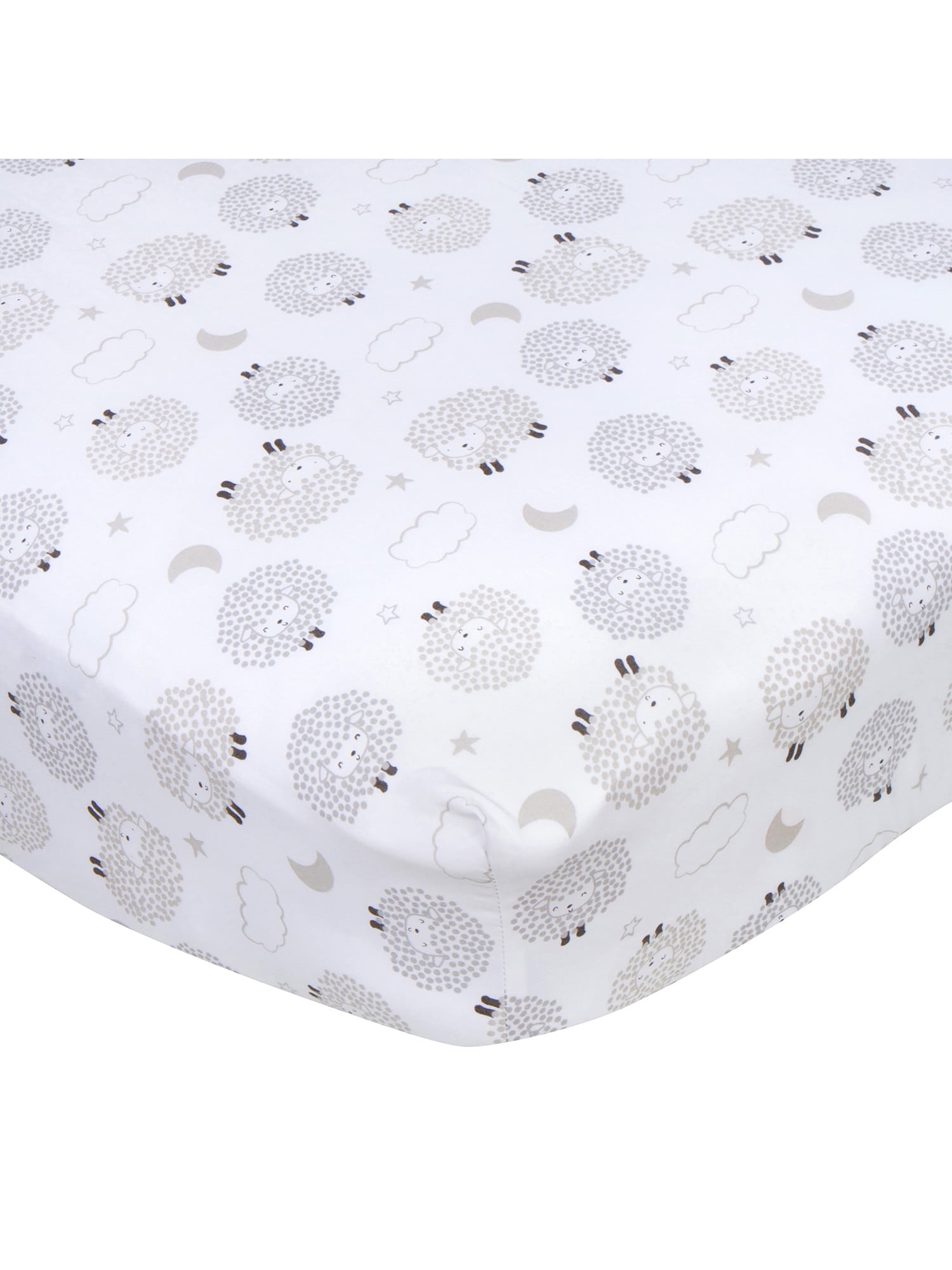 Gerber Baby Girl 100 Cotton Fitted Crib Sheet for Standard Crib and Toddler Mattresses