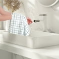 thumbnail image 5 of Unique Bargains Bathroom Hand Towels Soft Absorbent Kitchen Towel Sets 14" x 28" Blue 4pk, 5 of 7