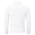 thumbnail image 3 of GaThRRgYP Mens Sweaters,Men's Winter Casual Fashion Solid Color Design Long Sleeved Round Neck Sweater White XXL, 3 of 3