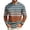 Dark Gray, variant on GrmtClth Shirts for Men Lightweight Soft Striped Raglan Long Sleeve Crew Neck Pullover Autumn Weekend Casual Street Tops Gray XL