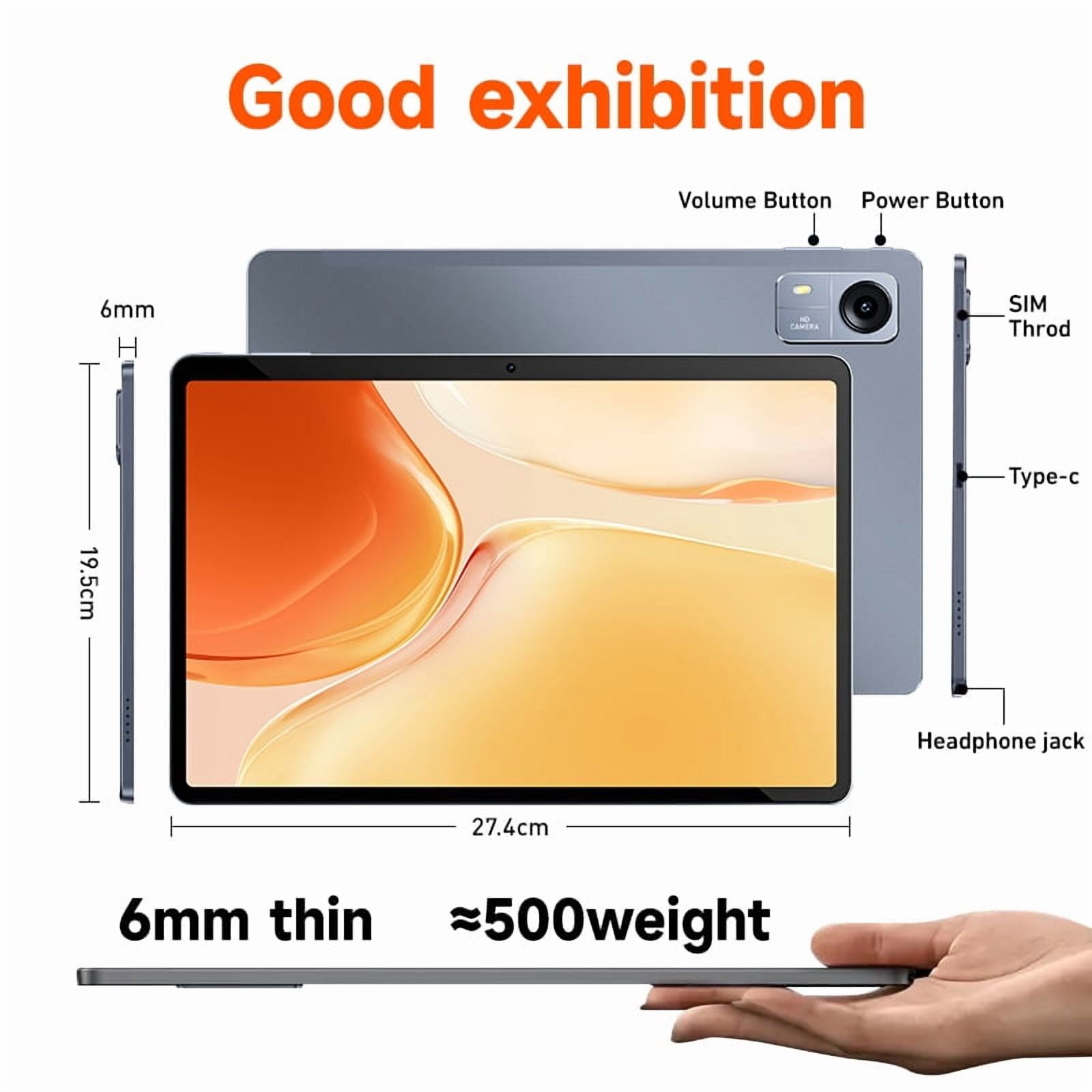 SUXI Tablet Poker A3 10.1 Inch Android 14,12GB(4GB+8BG)RAM+128G