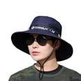 thumbnail image 2 of Sun Hat for Men/Women, Windproof Wide Brim Bucket Hat Foldable Fisherman Hat for Fishing Hiking Garden Safari Beach, 2 of 8