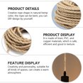thumbnail image 3 of MasteelfCA 1pc Ceiling Lamp Hanging Hemp Rope Retro Style Hanging Rope Chandelier Rope, 3 of 7