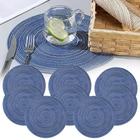 

Labor Day Savings Placemat Cotton Western Placemats Circular Placemats Household Tray Mats Bowl Mats Woven Anti Mats Thermal Insulation Mats by Wuvpotd