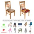 thumbnail image 5 of Sunflower Seat Covers for Dining Room Chairs Set Of 6,Stretch Printed Washable Chair Seat Cover with Elastic Ties and Button,Removable Waterproof Couch Cushion Covers, 5 of 6
