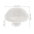 thumbnail image 2 of Soimiss 2Pcs Fan Timer Knobs White Plastic Replacement for Fan Speed Control and Timer Use, 2 of 8