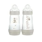 MAM Easy Start Anti-Colic Matte Bottle 9 oz, 2 pack - Dune