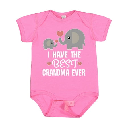 

Inktastic Grandchild Best Grandma Ever Gift Baby Boy or Baby Girl Bodysuit