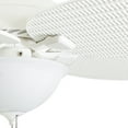 thumbnail image 3 of Honeywell Palm Island 52" White Tropical Ceiling Fan with 5 Palm Blades, Bowl Light Kit, Pull Chains & Reverse Airflow, 3 of 10