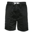 thumbnail image 2 of LeeHanTon Mens Swim Trunks Dry Fit Elastic Waist Drawstring Solid Beach Shorts, Grey, XL, 2 of 3