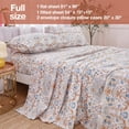 thumbnail image 2 of SHILIU-4 Piece Vintage Paisley Sheet Set Full Size, Soft Printed Microfiber Sheets Extra Deep Pocket Wrinkle Free, 2 of 4