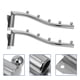 thumbnail image 3 of Tendedero de pared de acero inoxidable, perchero ahorrador de espacio, perchero de pared, gancho plegable para ropa, para lavandería doméstica., 3 of 8