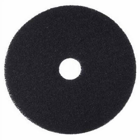 3M/COMMERCIAL TAPE DIV 8379 Stripper Floor Pad 7200, 17quot;, Black, 5/Carton