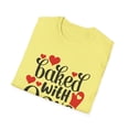 thumbnail image 5 of Unisex Softstyle T-Shirt Christmas Valentine's Day Baked With Love, 5 of 8