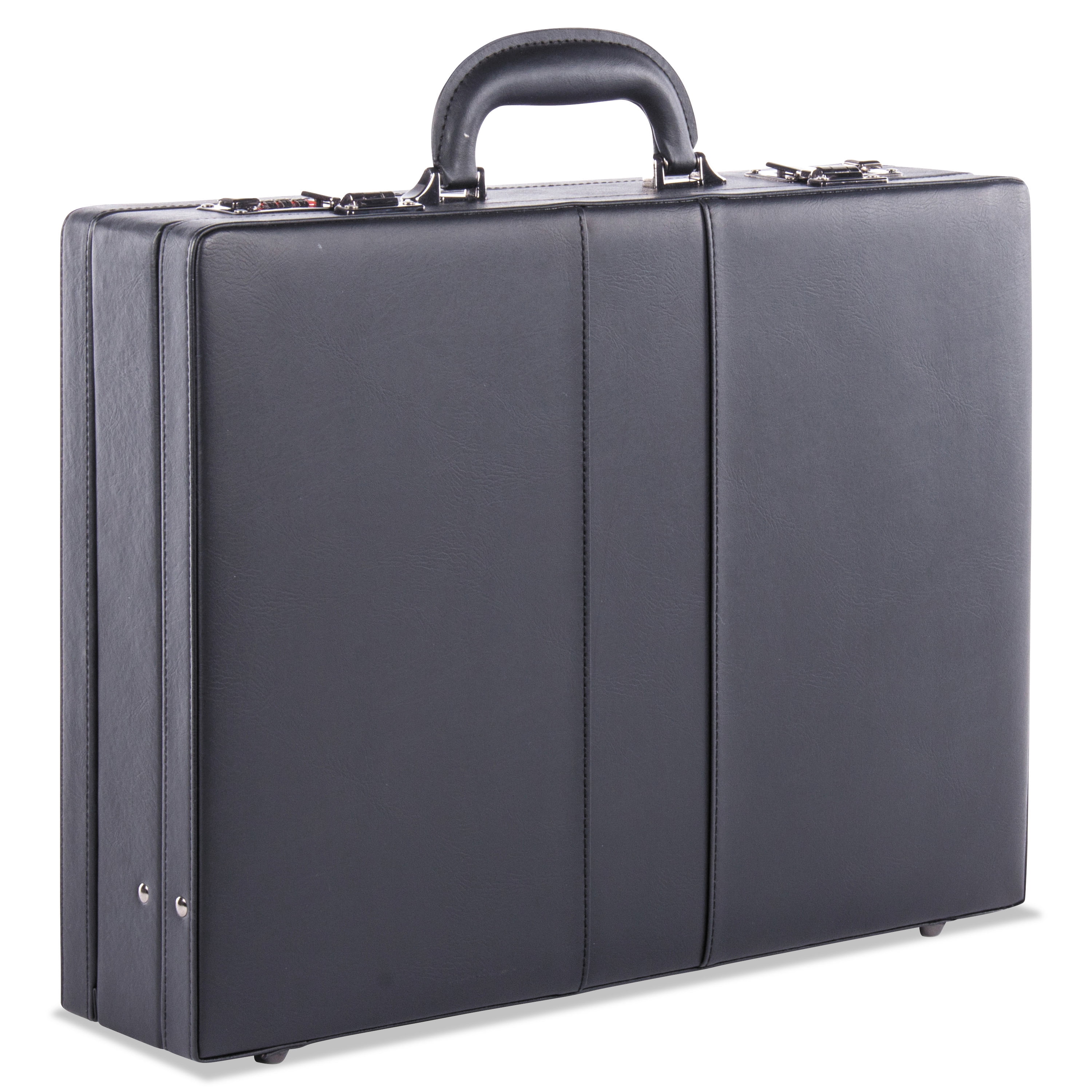 Expandable Attache Case, 13 x 3.5 x 18, Black