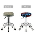 thumbnail image 4 of Cauagu Red And Blue Lightning Print Round Stool Covers,Seat Cushion for Round Bar Stool Chair Seat Cover for Bar Round Chair Fits for 12/13/14in Bar Stool Cushion, 4 of 7