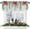 Christmasyku6388, variant on Floral Print Curtain Valance, Butterfly Watercolor Flower Spring Summer Farm Short Rod Pocket Window Treatment for Kitchen, Bathroom, Living Room, Bedroom, 1 Panel, 54" W x 18" L