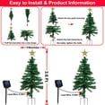 thumbnail image 4 of Árbol de Navidad solar Ohwewant de 3.6 pies con 100 LED, 8 modos, paquete de 2, 4 of 9