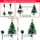 thumbnail image 4 of Árbol de Navidad solar Ohwewant de 3.6 pies con 100 LED, 8 modos, paquete de 2, 4 of 9