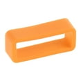 thumbnail image 4 of Uxcell Watch Band Strap Loops Silicone Watch Holder Keeper for 20mm Width Watch Band, Orange 4 Pack, 4 of 5