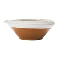 thumbnail image 4 of Creative Co-Op Stoneware Baking Bowl w Reactive Glaze, White, 4 of 5