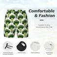 thumbnail image 4 of Kdxio Cute Broccoli Print Men's Swim Trunks with Compression Liner 7 Inch Inseam Quick Dry Swim Shorts, 4 of 7