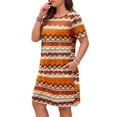 thumbnail image 3 of WellSize Plus Size Dresses For Women Summer Crew Neck Short Sleeve T Shirt Dress Casual Lace Sundresses with Pockets, 3 of 8