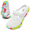 MultiWhite, variant on Womens Slippers Mules Wide Slip On Flat Slippers 6