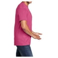 thumbnail image 3 of Mens Core Cotton Male T-Shirts Sangria 3XL, 3 of 5