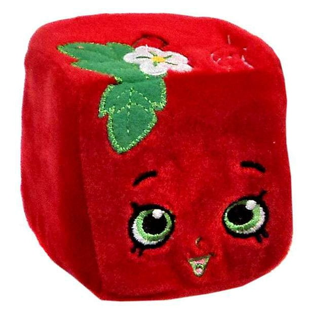 Shopkins Cuddle Cubes Red Apple Blossom Plush Doll Walmart Com