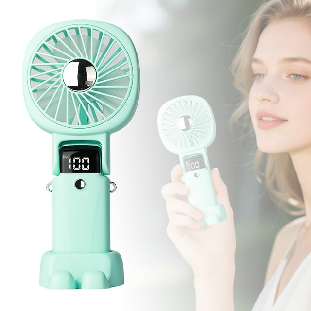 SHAGUOZHOU Portable Rechargeable Handheld Fan With Powerful Airflow And Whisper Quiet Operation For Personal Growing Tent with Lights And Fan Fans Small Pole Clamp Fan Oscillating