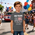 thumbnail image 3 of Lullu Boys America's 250Th Anniversary Tee 4Th of July Short Sleeved T Shirt, Sizes 2-13, 3 of 4