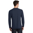 thumbnail image 2 of Port & Company Long Sleeve Fan Favorite Tee (PC450LS) Deep Navy, 2XL, 2 of 2