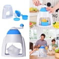 thumbnail image 2 of XKHZJL Portable Ice Shaver & Snow Cone Machine- Premium Manual Shaved Ice Maker for Home with Hand Crank, Slushy Maker, & Ice Crusher, Ideal for Outdoor Picnics & Parties, 2 of 9