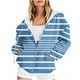 thumbnail image 1 of Chaqueta y abrigo informal de manga larga con capucha y estampado para mujer, chaqueta con capucha y manga larga con cremallera, abrigo de poliéster para mujer, 1 of 5