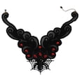 thumbnail image 1 of Elegante collar gótico de encaje negro vintage Gargantilla de Lolita con colgante de, 1 of 8