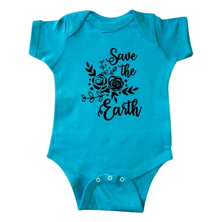 

Inktastic Earth Day Save the Earth Flowers Gift Baby Boy or Baby Girl Bodysuit