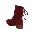 thumbnail image 3 of New Women Breckelles Houston-13 Faux Suede Round Toe Drawstring Boot, 3 of 6