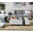 thumbnail image 5 of Bowery Hill Contemporary Wood Coffee Table in White, 5 of 6