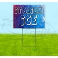 thumbnail image 1 of Italian Ice (18"x24") Corrugated Plastic Yard Sign, Bandit, Lawn, Decorations, New, Advertising, USA, 1 of 3