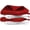 Passionate Red, variant on RunMin Grocery Store Premium Dish Cloth 100% Cotton 12 x 12 Inches |Pack of 4| - Ultra Soft Tea Towels - Highly Absorbent Kitchen Rags - Terry Dishcloth |Mighty Blue|