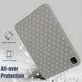 thumbnail image 4 of Allytech Case for iPad Pro 11-Inch M4 (2024 Model, 5th Generation), Slim Luxury Diamond Pattern [Camera Protection] Shockproof Soft TPU Back Case Compatible with Apple iPad Pro 11 (2024) - Grey, 4 of 7
