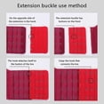 thumbnail image 2 of 3Pcs 5.6x9.7cm Women 3-Hook 3 Rows Spacing Bra Extender Extension Hooks Strap, 2 of 5