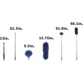 thumbnail image 2 of Cobweb Duster with Extension Pole, Washable Cleaning Duster Kit with 2 Duster Heads, Cobweb Duster, Corner Brush,  Telescoping Pole for Ceiling Fan (Blue), 2 of 6