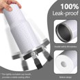 thumbnail image 2 of Modern 30oz Handheld Travel Tumbler with Handle – Double Wall Stainless Steel Insulated Cup, Flip Straw Lid, Leak-Proof & BPA-Free for Hot and Cold Drinks – Durable Coffee & Juice Mug White, 2 of 7
